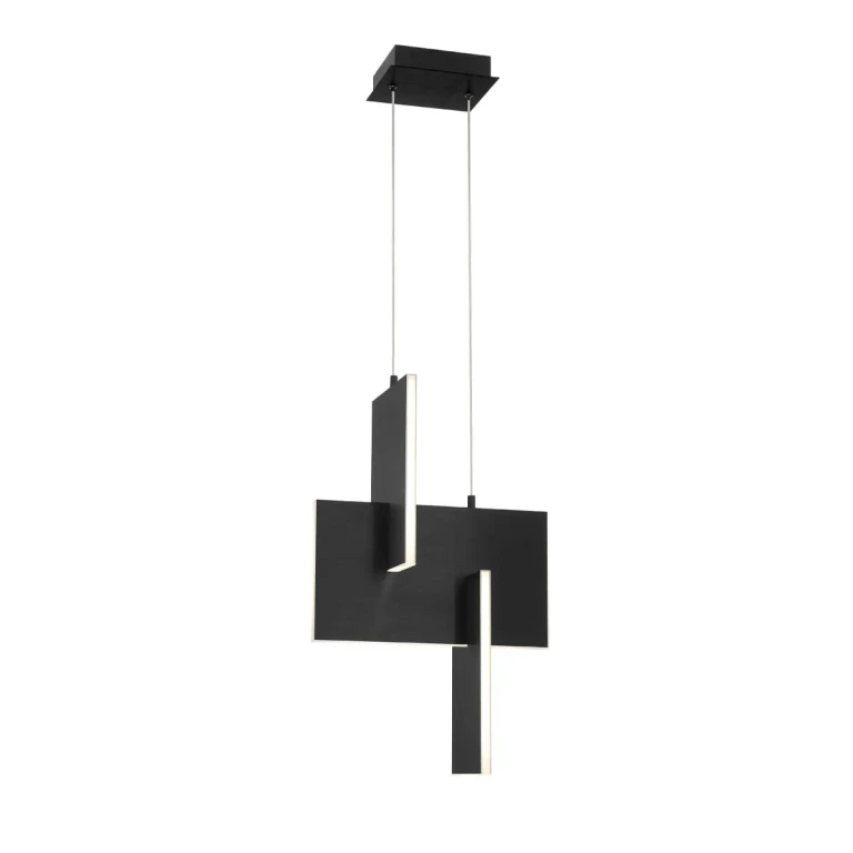 Black LED Pendant from the Coburg Collection