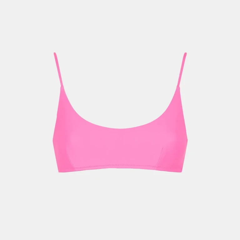 MC2 Saint Barth Fluo Pink Judy Bralette Swimsuit Top
