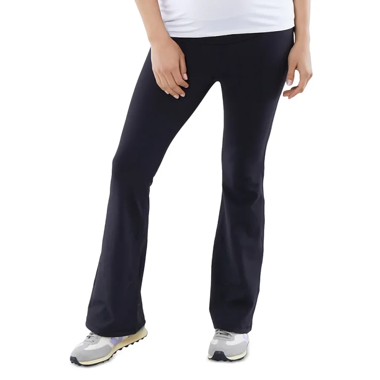 Ingrid & Isabel Fold Down Flared Maternity Leggings