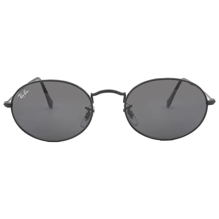 Ray Ban Oval Dark Gray Unisex Sunglasses RB3547 002/B1 54