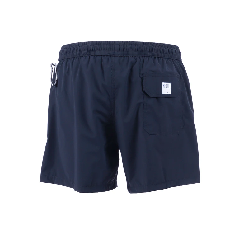 Fedeli Swim Trousers Woven Fabric Man Blue Polyamide Costume - Men