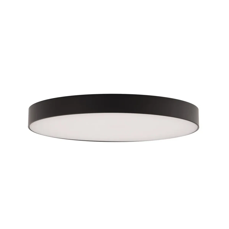 Black LED Flush Mount from the Edgeless Collection