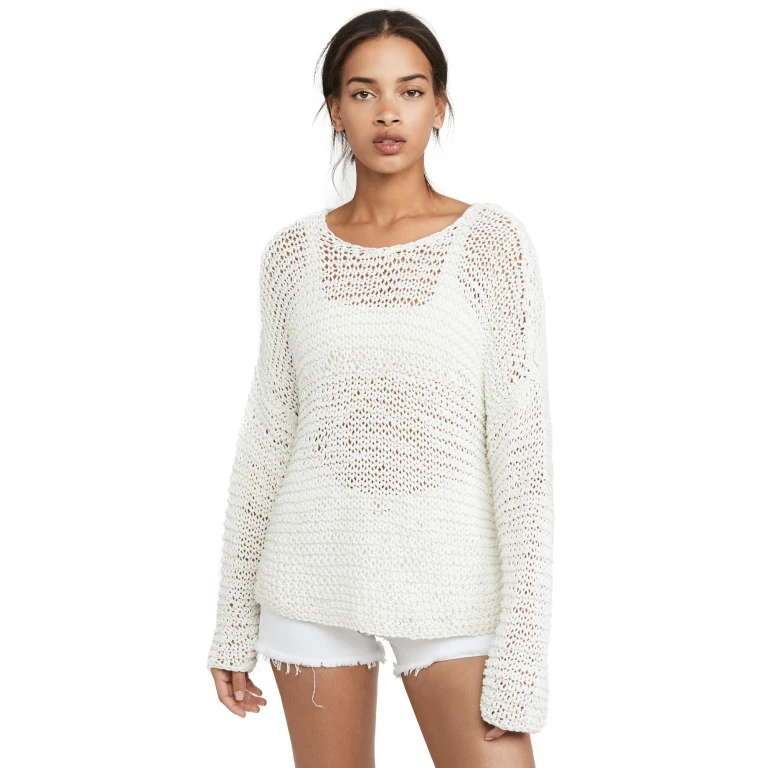 MIKOH Mehetia Long Sleeve Knit Bone 3