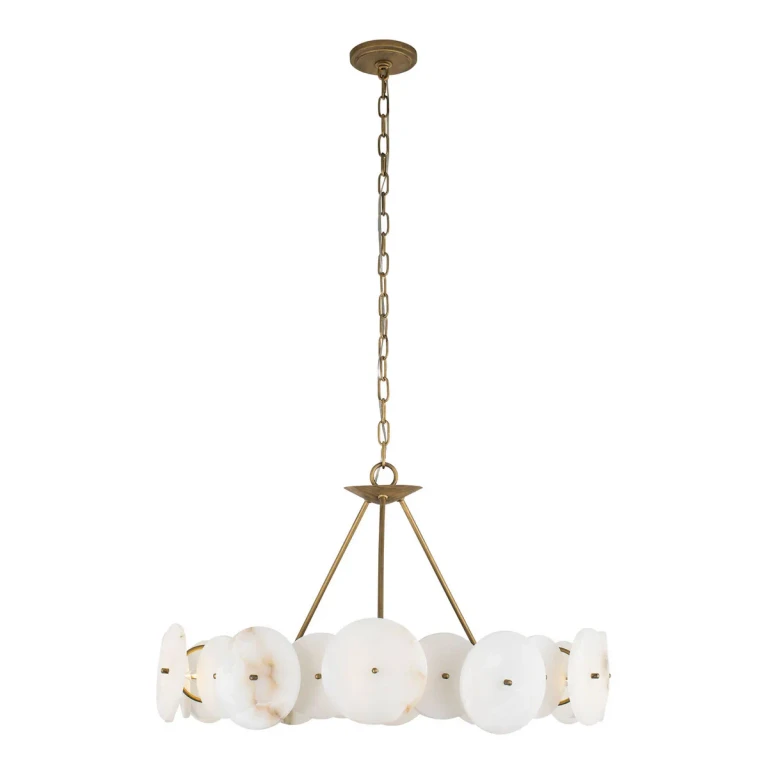 Havana Gold Six Light Chandelier from the Cosmos Collection