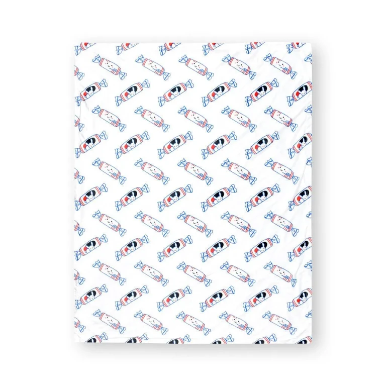 Minky Fleece Sensory Baby Blanket
