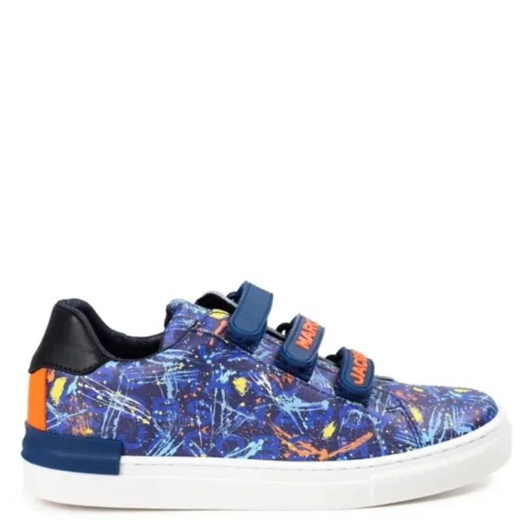Little Marc Jacobs Boys Paint Splatter Velcro Sneakers