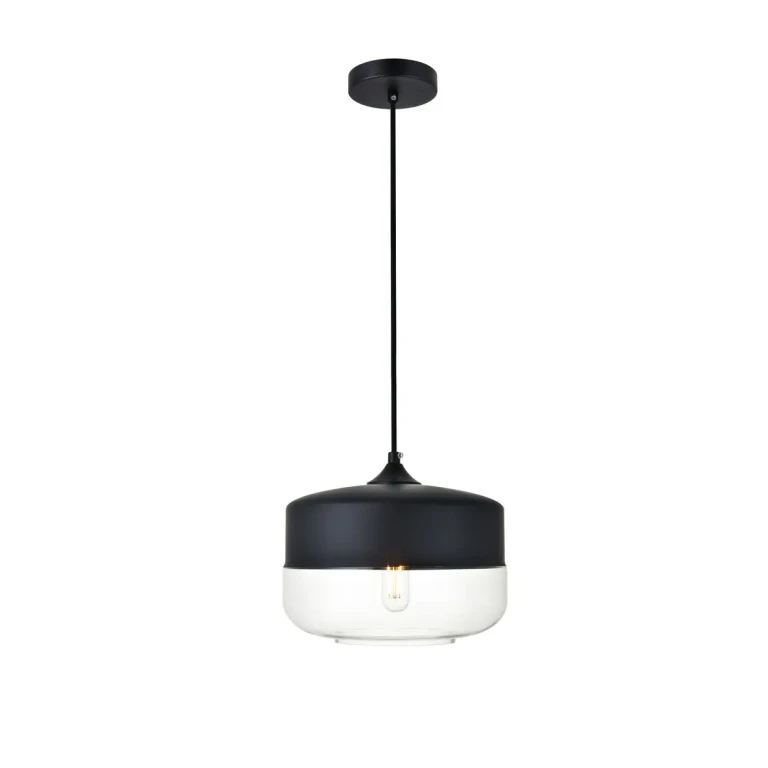 Black One Light Pendant from the ASHWELL Collection