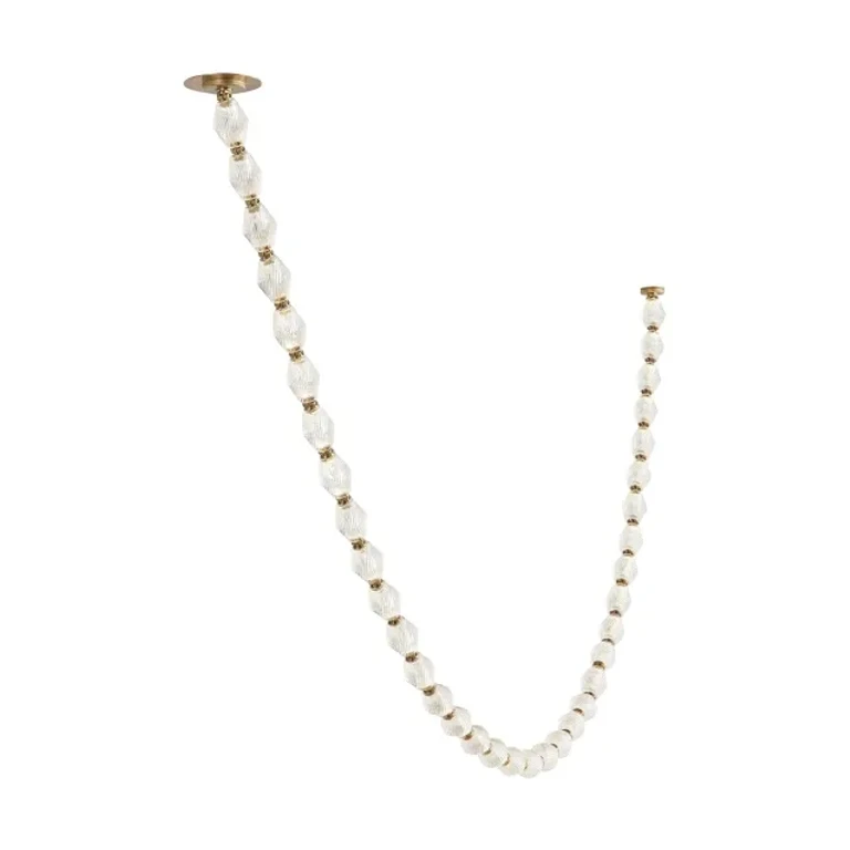 Polished Nickel LED Chandelier from the Collier Collection