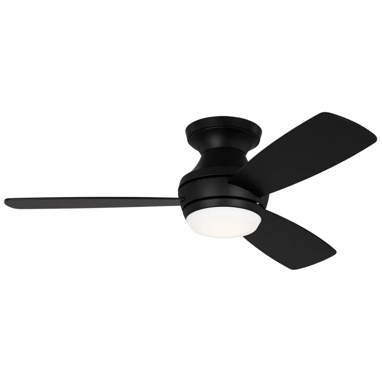 Midnight Black 44"Ceiling Fan from the Ikon Collection