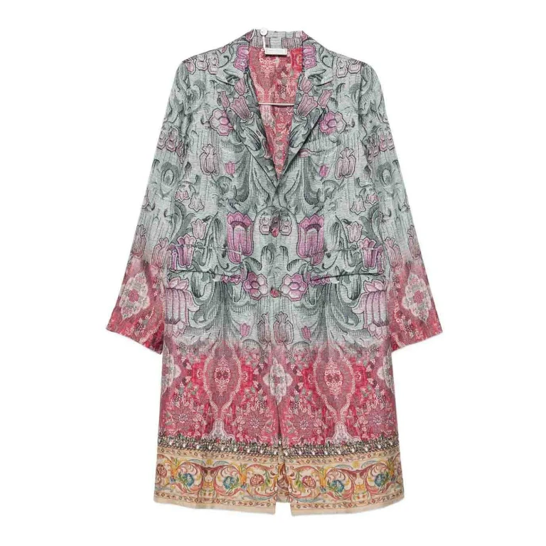 Pierre-Louis Mascia Manteau Au Genou - Multicolore