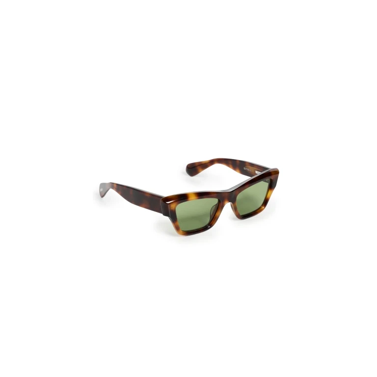 Oliver Peoples Eyewear The Oliver Peoples x Jil Sander Edition 3 Sunglasses Dark Mahogany/Green One Size