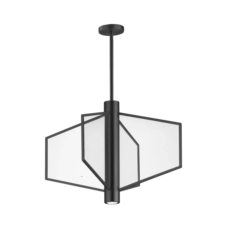 Black LED Pendant from the Telstar Collection