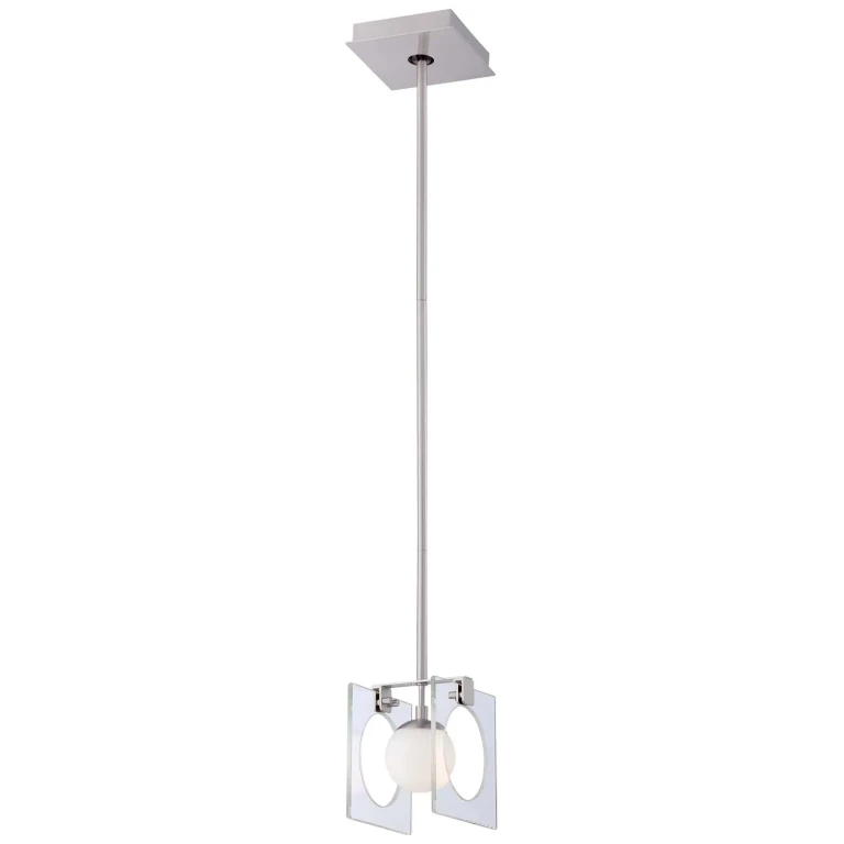 George Kovacs Hole-In-One Pendant Light in Brushed Nickel