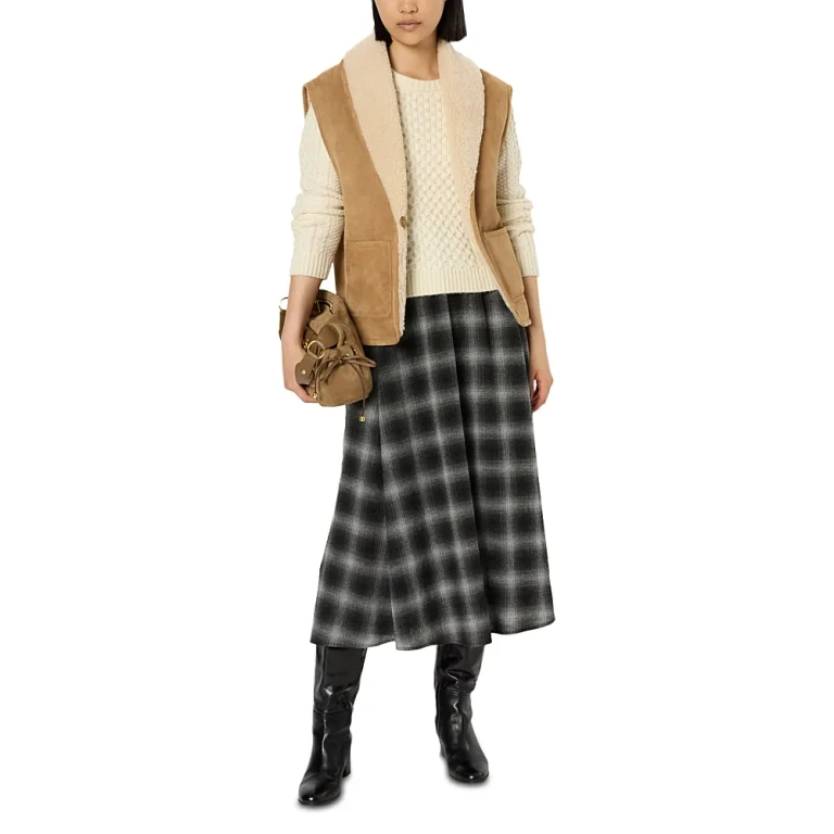 Gerard Darel Basma Pleated Skirt