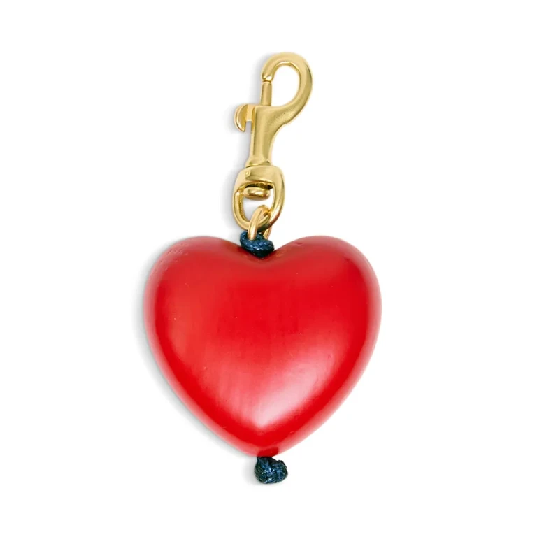 Clare V. Grande Heart Fob