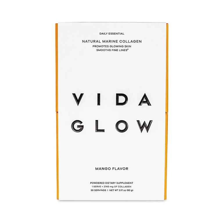 Vida Glow Natural Marine Collagen Dietary Supplement - Mango
