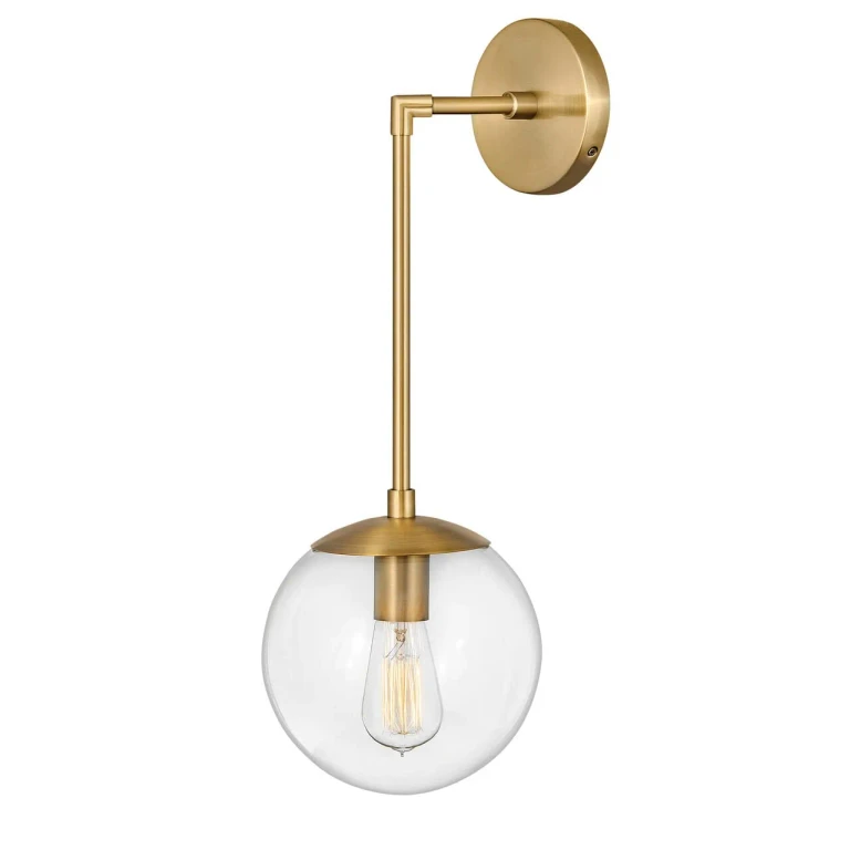 Heritage Brass LED Pendant from the Warby Collection