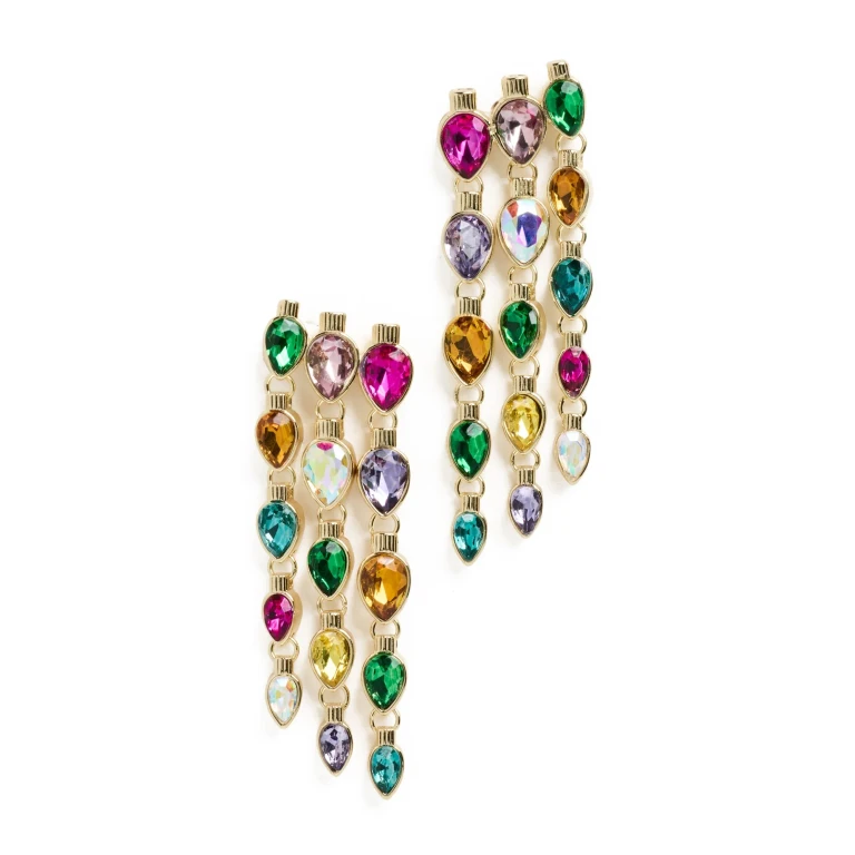 BaubleBar Lights String Drop Earrings Multi One Size