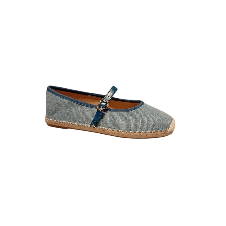 Michael Kors Lynn Ballet Espadrille Blue Shoe - Women