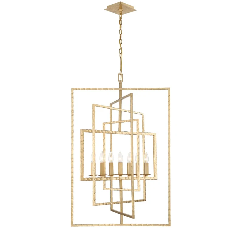 Capri 7-Light Traditional Chandelier in Antique Gold