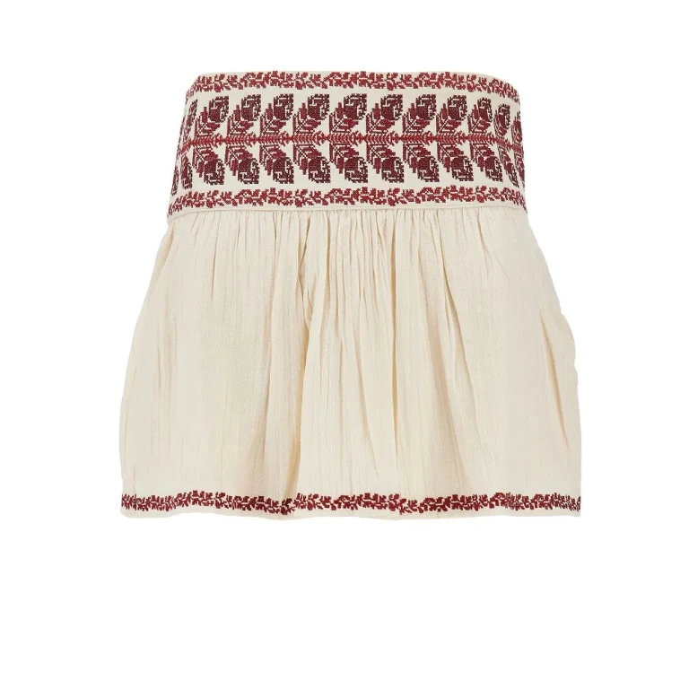 ISABEL MARANT ETOILE 'Picadilia' embroidered muslin mini skirt Woman 36