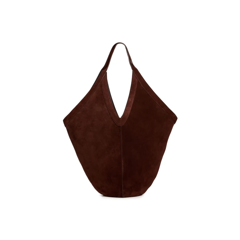 Mansur Gavriel Soft Medium Hobo Bag Chocolate One Size
