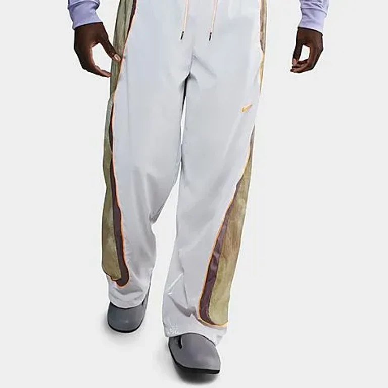 Nike Men's Project F. R.O. G. Track Pants in White/Olive Aura/Taupe Grey Size: XS