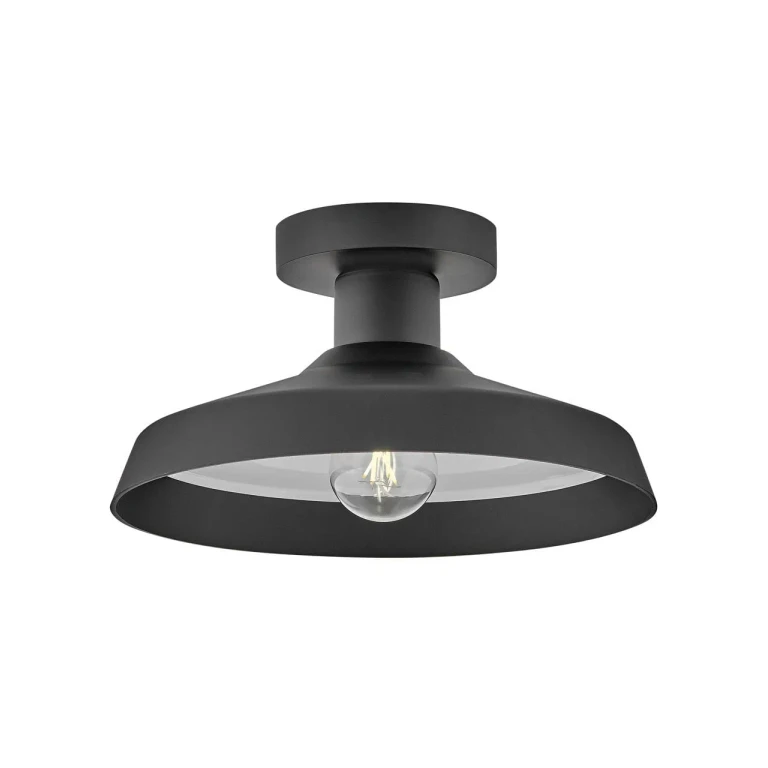 Black LED Flush Mount from the Forge Collection