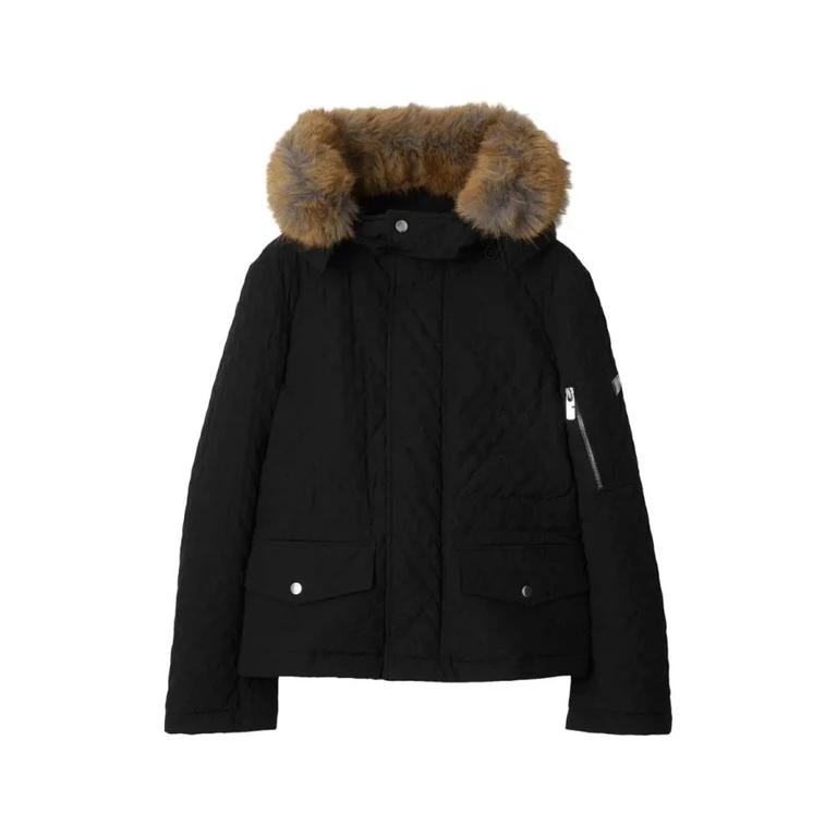 Burberry Womens Black Quilted Insulated Jacket