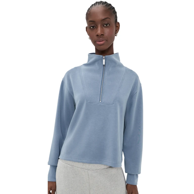 Sweaty Betty Sand Wash Sweatshirt Luxe Blue S