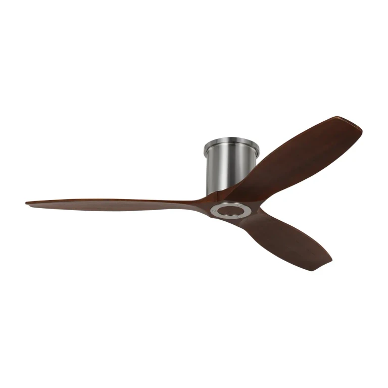 Brushed Steel 52"Ceiling Fan from the Collins Collection