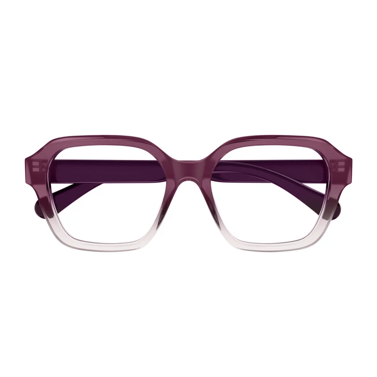 Chloé CH0272O Linea 003 Burgundy Trasparent Viola Acetate Occhiali Da Vista - Women