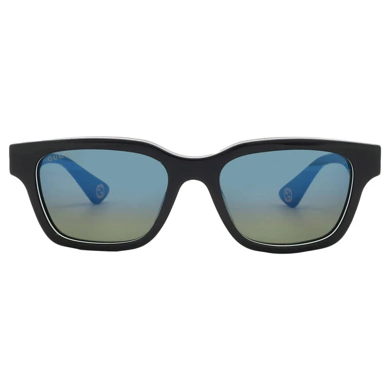 Gucci Blue Gradient Square Mens Sunglasses GG1641SA 003 53