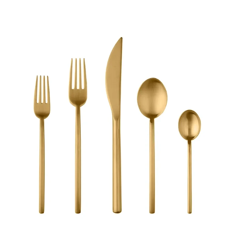 Mepra Due Ice Gold 20-Piece Flatware Set, Service for 4