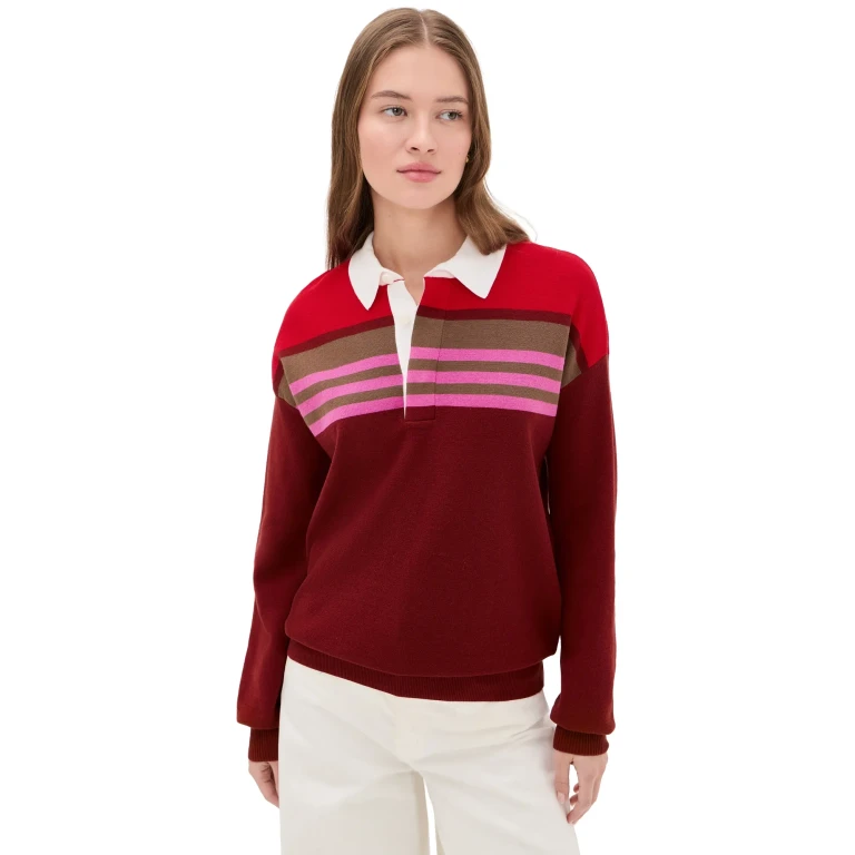 Haut STAUD Sail Cardinal Multi Rayures XL