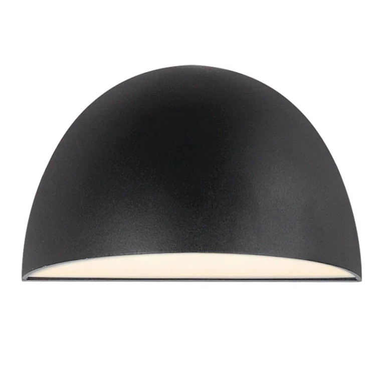 Black LED Outdoor Wall Sconce from the Pathfinder Collection