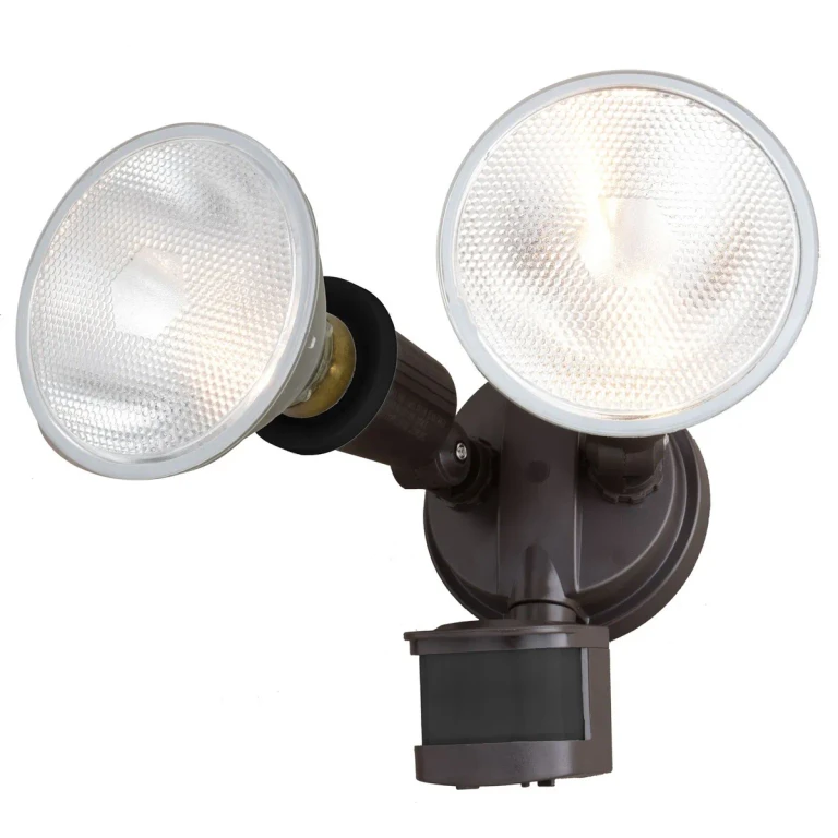 Bronze Outdoor Motion Sensor Security Flood Light from the Outdoor Security Collection