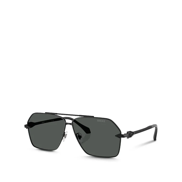 Versace Aviator Sunglasses, 63mm