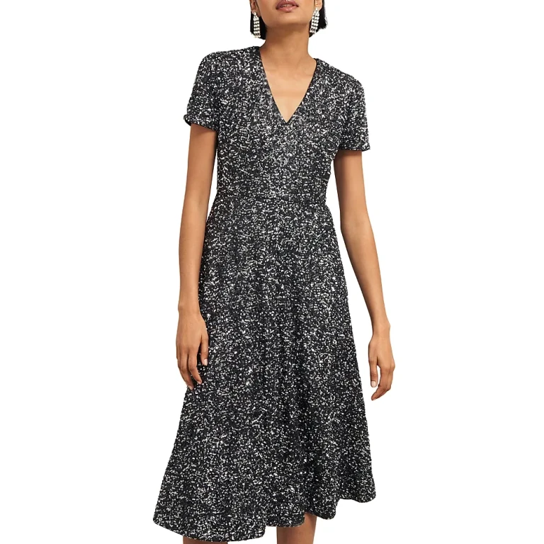 Hobbs London Tatiana Sequin Dress