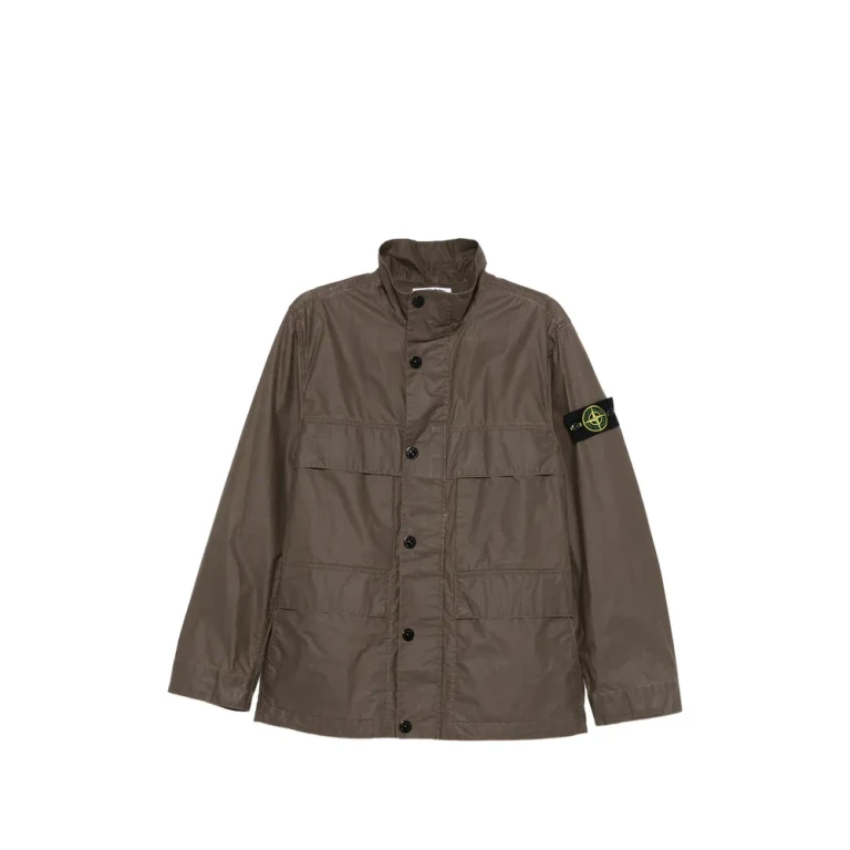 Stone Island Waxed Shirt Jacket