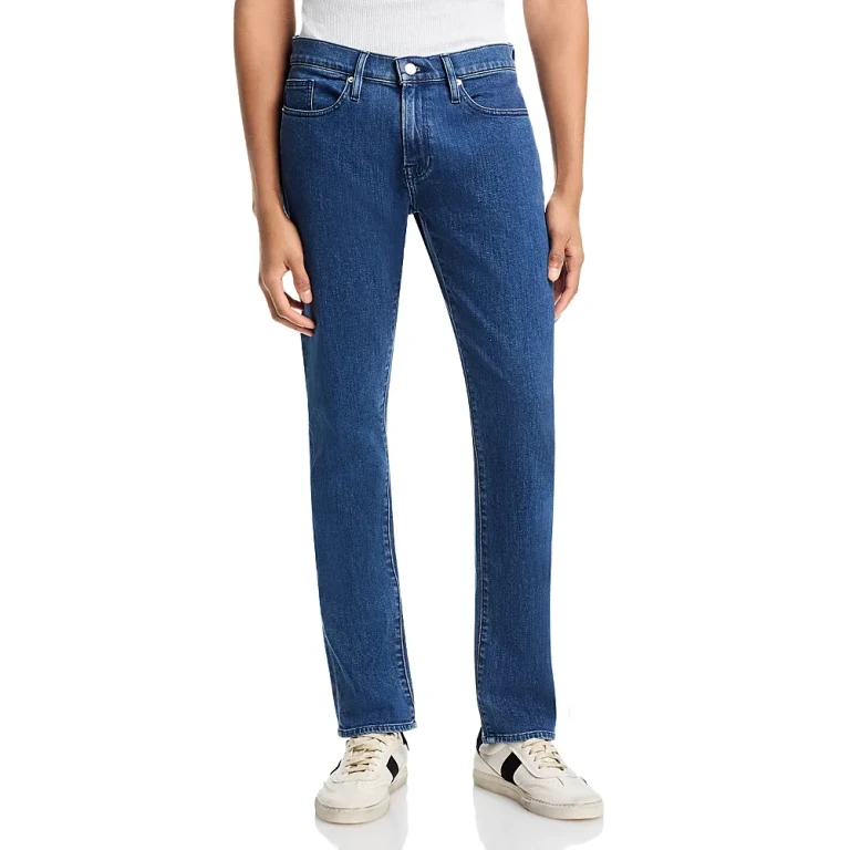Frame L'Homme Slim Fit Jeans in Cerritos Blue