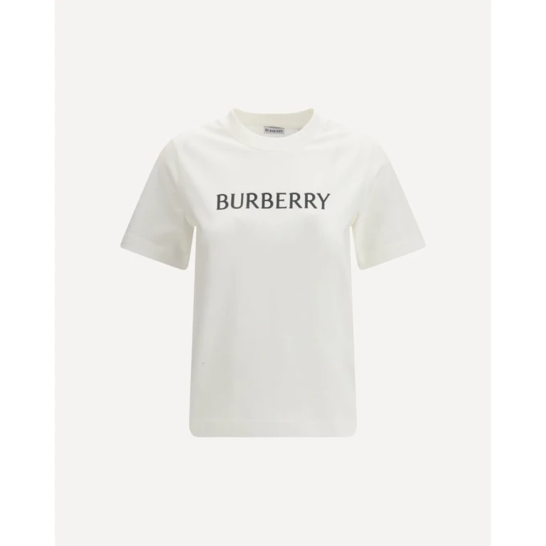 버버리 여성용 코튼 로고 티셔츠