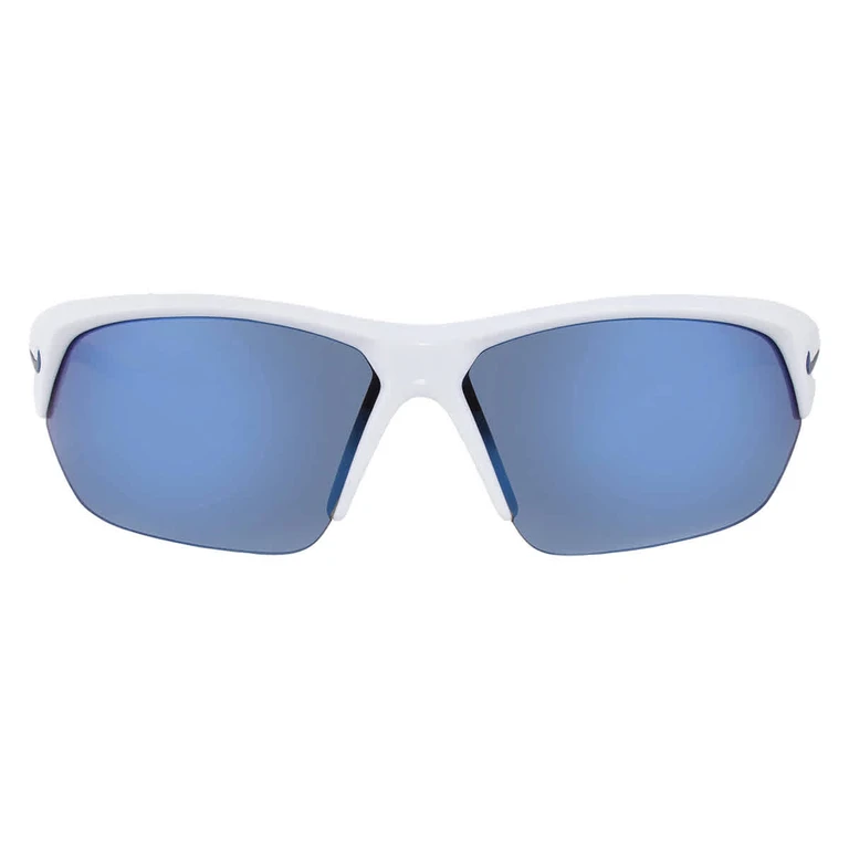 Nike Blue Mirror Wrap Mens Sunglasses NIKE SKYLON ACE MI EV1125 104 69