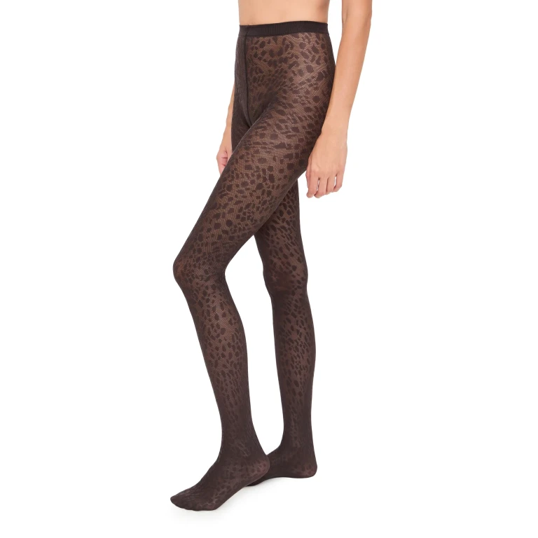 Wolford Pantera Strumpfhose Dark Wood XS
