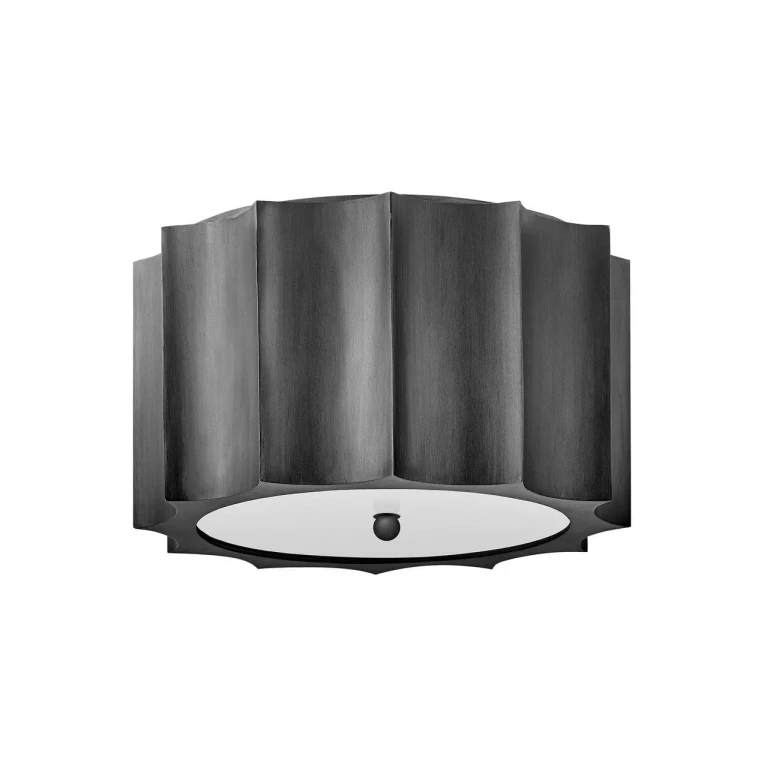 Brushed Graphite LED Flush Mount from the Gia Collection