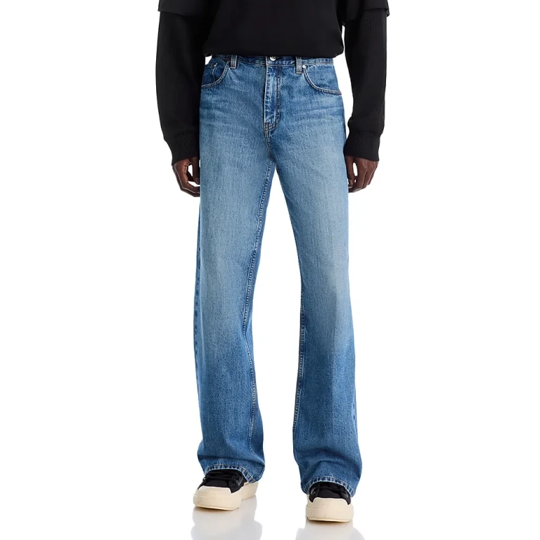 Helmut Lang Relaxed Fit Jeans in Classic Blue