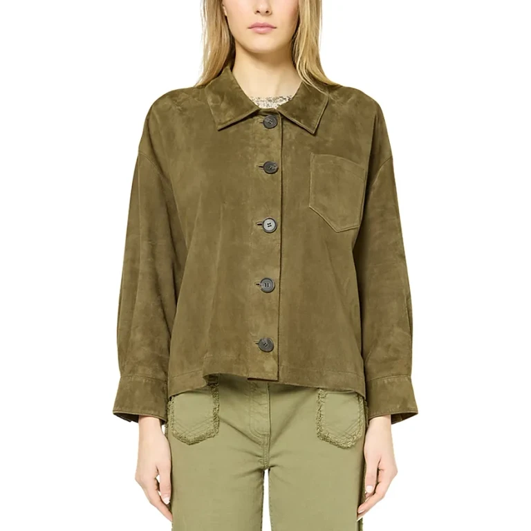 Gerard Darel Rose Suede Jacket
