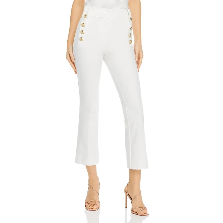 Derek Lam 10 Crosby Robertson High Waisted Crop Flare Pants