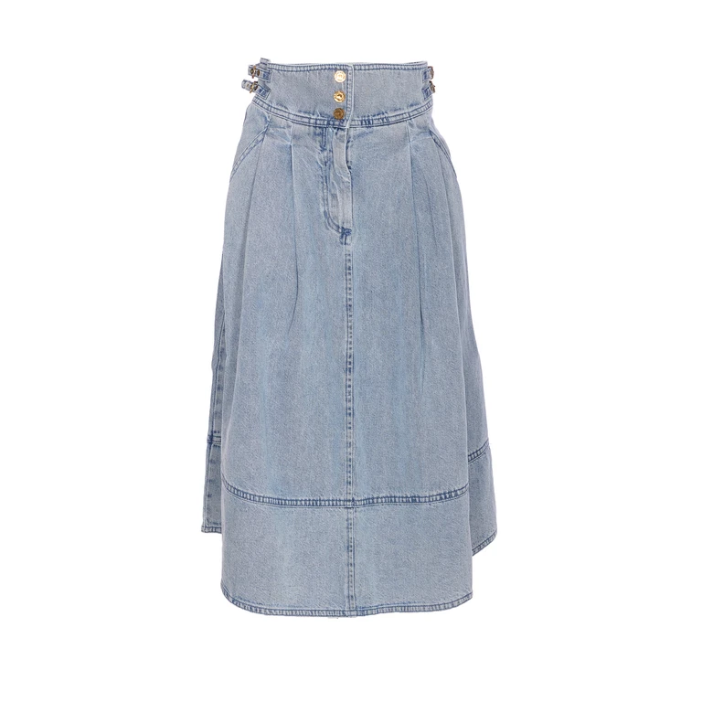Zimmermann Skirts Clear Blue Cotton - Women