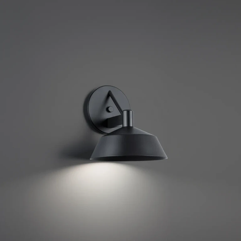 Black LED Outdoor Wall Sconce from the Rockport Collection